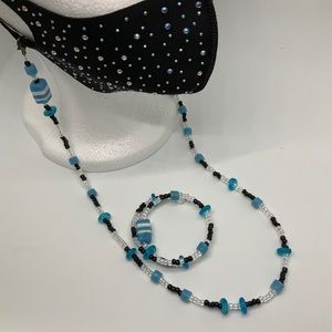 BlingMask and bracelet combo